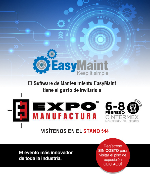 Promo-Expo-Manufactura-2018-EasyMaint-Software-de-Mantenimiento-Industria-4